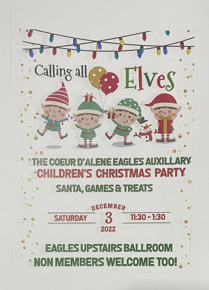 Christmas party flier