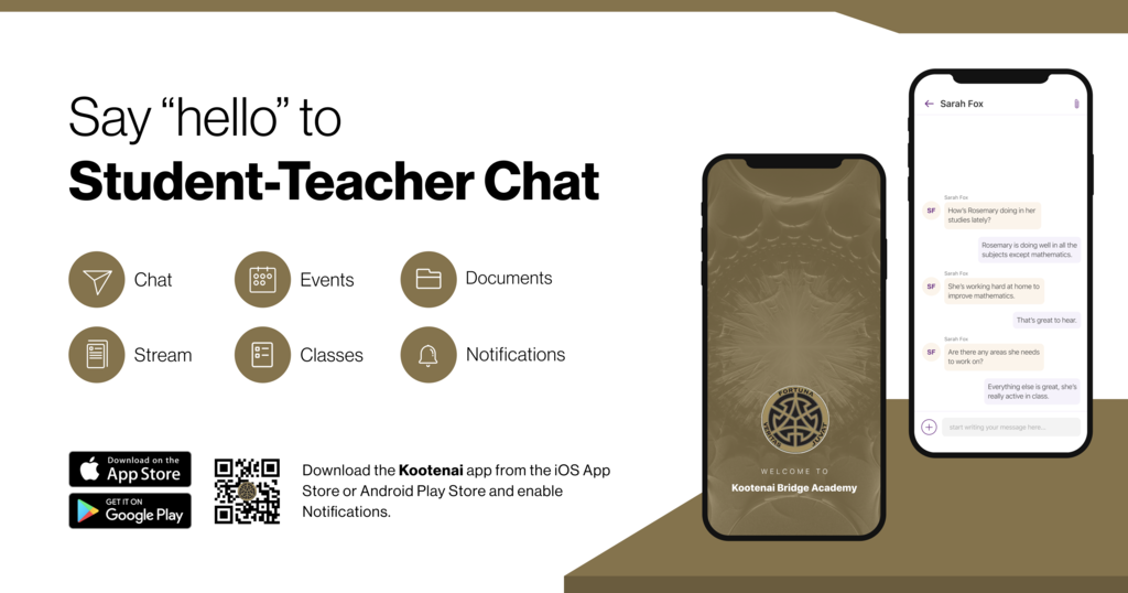 student teacher chat image